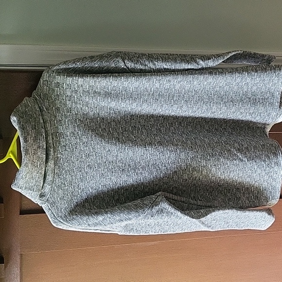 Women's Two-Tone Gray/White Cowl Neck Sweater - Picture 4 of 4